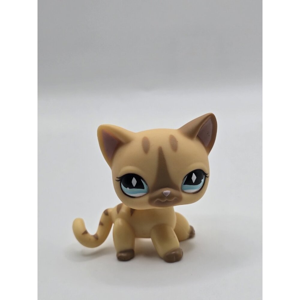 Authentic Littlest Pet Shop #886 Shorthair Cat Original Hasbro LPS- Read Info